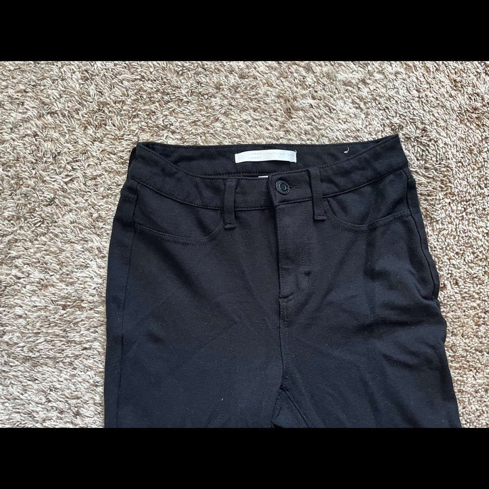lauren conrad jeggings black in small